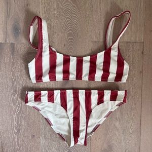 Solid and Striped “Elle” bikini